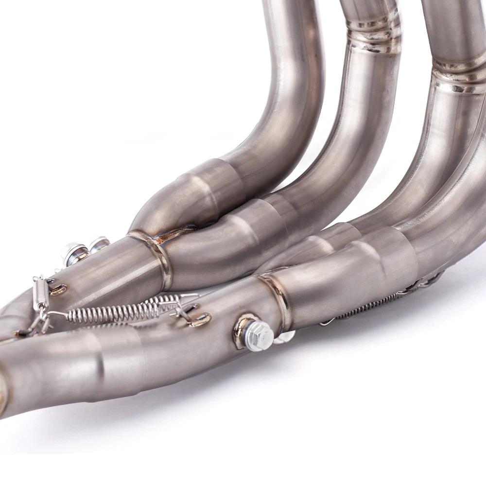2019-2023 S1000RR Motorcycle Exhaust System with Titanium Alloy Front Connector Tube New Condition